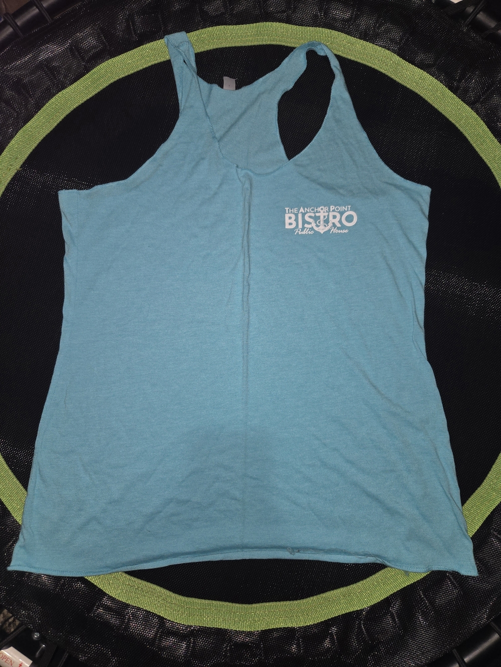 Next Level Apparel Light Blue Racerback Bistro Tank